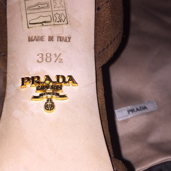 Prada Cork Platform Heels - Picture 3 of 7